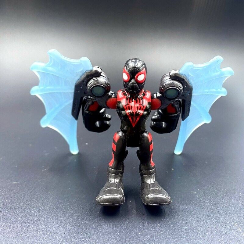 Playskool Marvel Super Hero Adventures The Power Up Squad Thanos Homem de Ferro Viúva Negra Hulkbuster Gavião Arqueiro Pantera Negra Bonecos