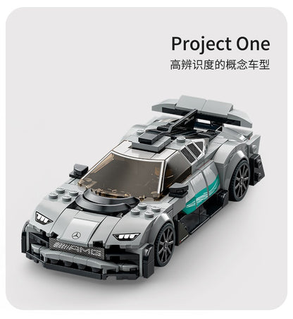 LEGO Bloco de Montar Super Série 76909 Carro de Corrida Mercedes Benz Modelo de Montar Brinquedo de Presente para Meninos