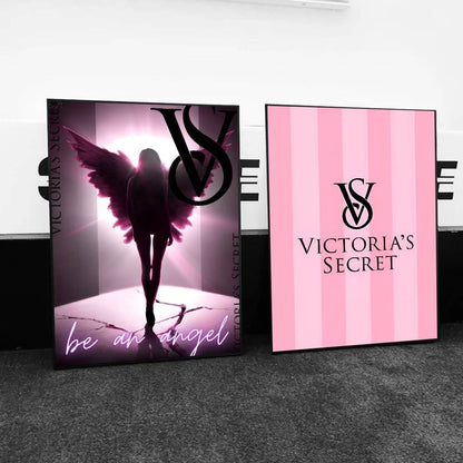 1pc V-V-Victorias-Fashion-S-Secret Poster Print For Bedroom Living Room Home Decor Painting Wall Art HD Picture Mural