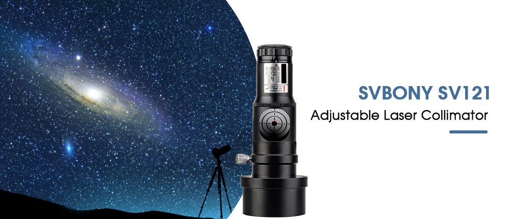 Colimador Laser Vermelho SVBONY Ajustável para Telescópios Refletores Dobsonianos e SCT SV121