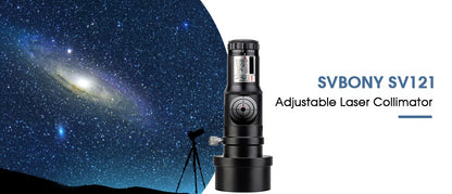 Colimador Laser Vermelho SVBONY Ajustável para Telescópios Refletores Dobsonianos e SCT SV121