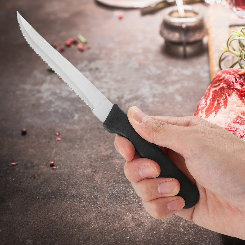Stainless Steel Steak Knife Kitchen Utensils Cutlery Practical High Quality Plastic Handle Available In Dishwasher Peel Knife
