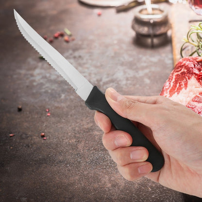 Stainless Steel Steak Knife Kitchen Utensils Cutlery Practical High Quality Plastic Handle Available In Dishwasher Peel Knife