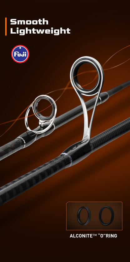 Vara de Pesca HANDING Magic L Micro BFS 78g, Carbono, Peso da Isca 1-8g, Passadores FUJI® O+A, Vara de Casting UL/L