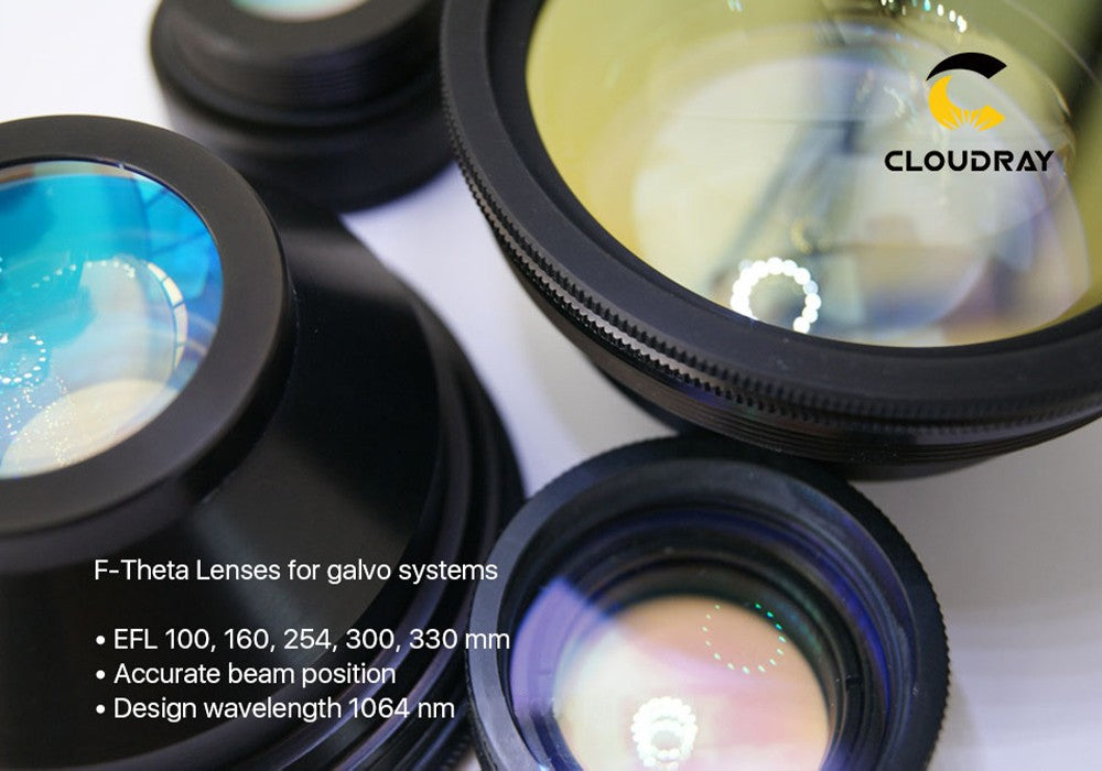 Ultrarayc F-theta Lens 1064nm Focus Lens Laser Focal length 63-420mm Scan Field 50×50-400×400 for YAG Fiber Laser Galvo System