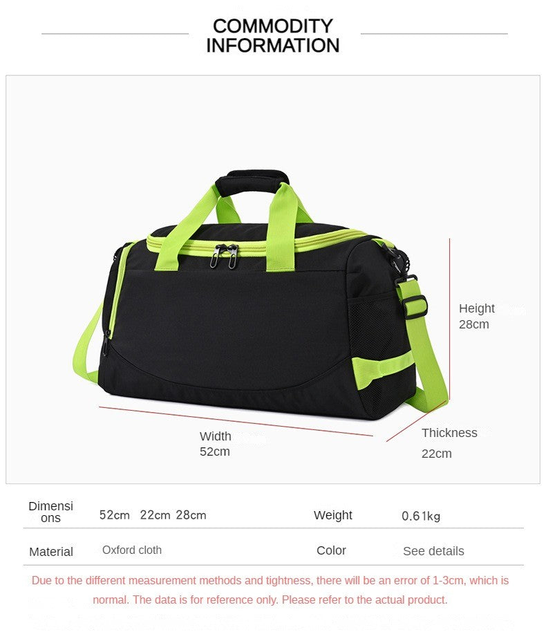 Personalized customized soccer bag logo with dry wet separation handbag luggage sports bag printed with logo pattern