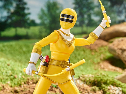 Power Rangers Lightning Collection Ranger Zeo Amarelo, Ranger Fantasma do Espaço, Ranger Rosa Dino Charge, Ranger Verde - Bonecos de Ação