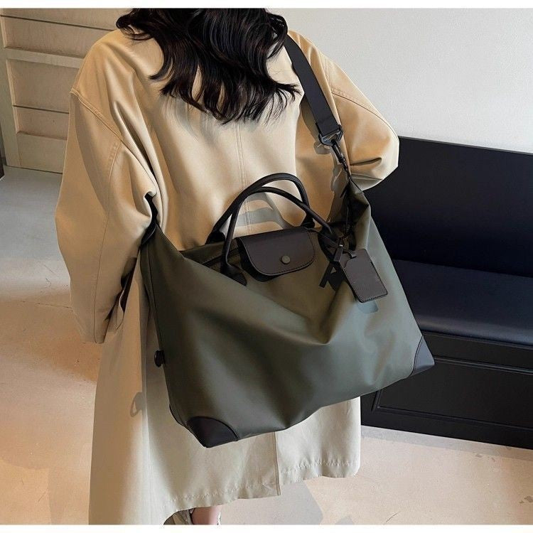 Women's Yoga Fitness Bag Short Trip Travel Bag Waterproof Soft Large Capacity