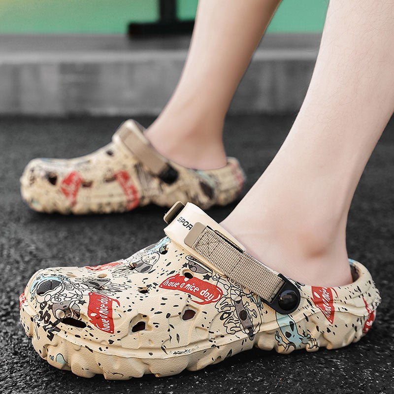 Man Shoes EVA Slippers Summer Men Garden Clogs 2025 Summer Slippers for men Outdoor Slide Soft Beach Shoes Male Summer Sandals