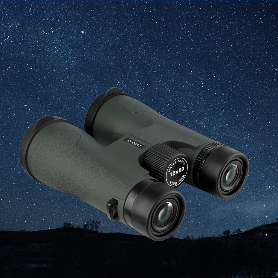 Binóculos Svbony SA203 Telescope 12x50 Profissional Poderoso BAK4 IPX7 À Prova D'Água Equipamento de Camping para Observação de Pássaros Observação de Estrelas