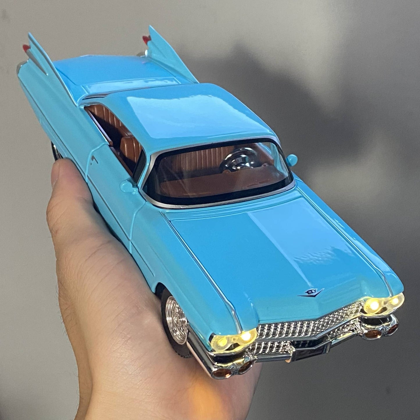 1:24 Cadillac Eldorado Biarritz 1959 Série 62 Liga Diecast Modelo Miniatura Voiture Decoração de Casa Presentes de Natal Para Crianças