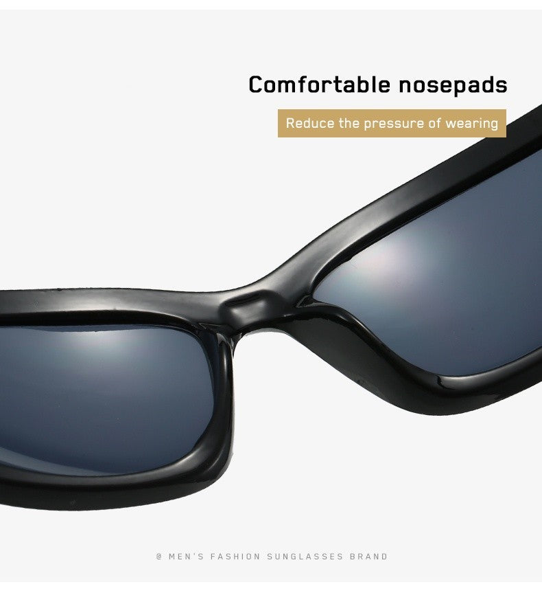 1/2/3pcs Fashionable Men and Women Sunglasses High-end Y2K Square Bicycle Glasses Resistant Sunglasses Outdoor Hiking Glas UV400