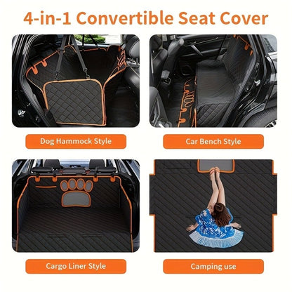 Capa de Assento para Cachorro, Capa de Assento para Cães, Rede Resistente a Arranhões, Antiderrapante, Durável, Macia, para Banco Traseiro de Carros, Caminhões e SUVs