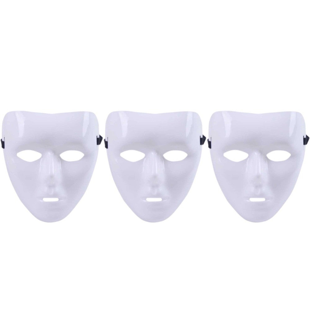 Halloween Jabba WockeeZ Dance Mask Hip-Hop Street Dance White Performances Mask For Man Women White Face Mask Cosplay Props