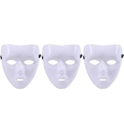 Halloween Jabba WockeeZ Dance Mask Hip-Hop Street Dance White Performances Mask For Man Women White Face Mask Cosplay Props