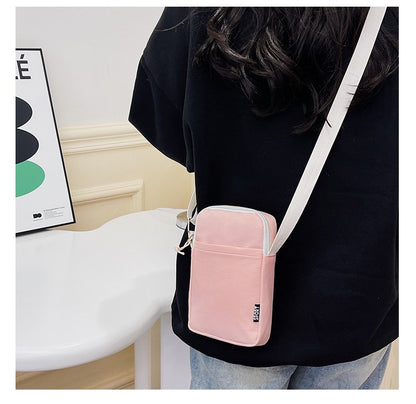 New Fashion Mobile Phone Bag Women's Messenger Bag All-match Mini Small Crossbody Bag Hanging Neck Coin Purse Vertical Handbag