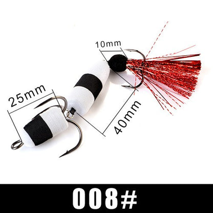 Newest Mandula Polychrome Fishing Lure Soft Lures Foam Bait Swimbait Wobbler Bass Pike Lure Artificial Baits with 2 Treble Hooks