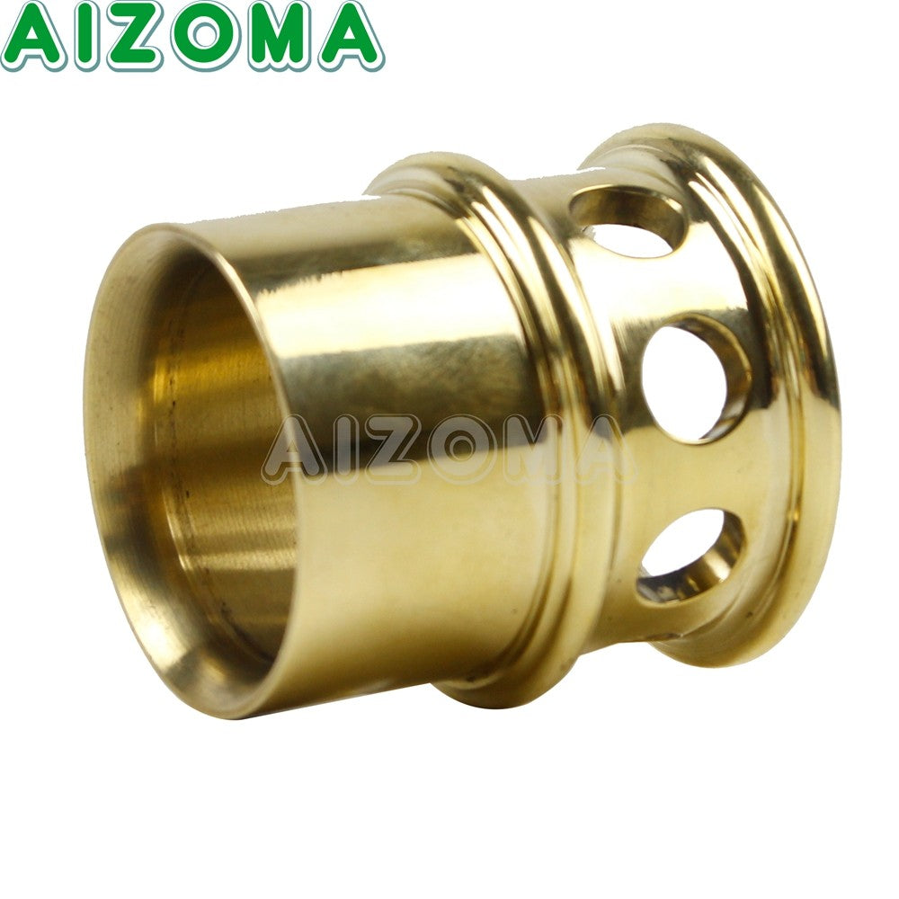 Universal 1-3/4" or 1.75" 2" 2.25" 2.5" Brass Exhaust Tips For Harley Chopper Bobber Sportster 883 1200 Muffler Pipe Plug Tube