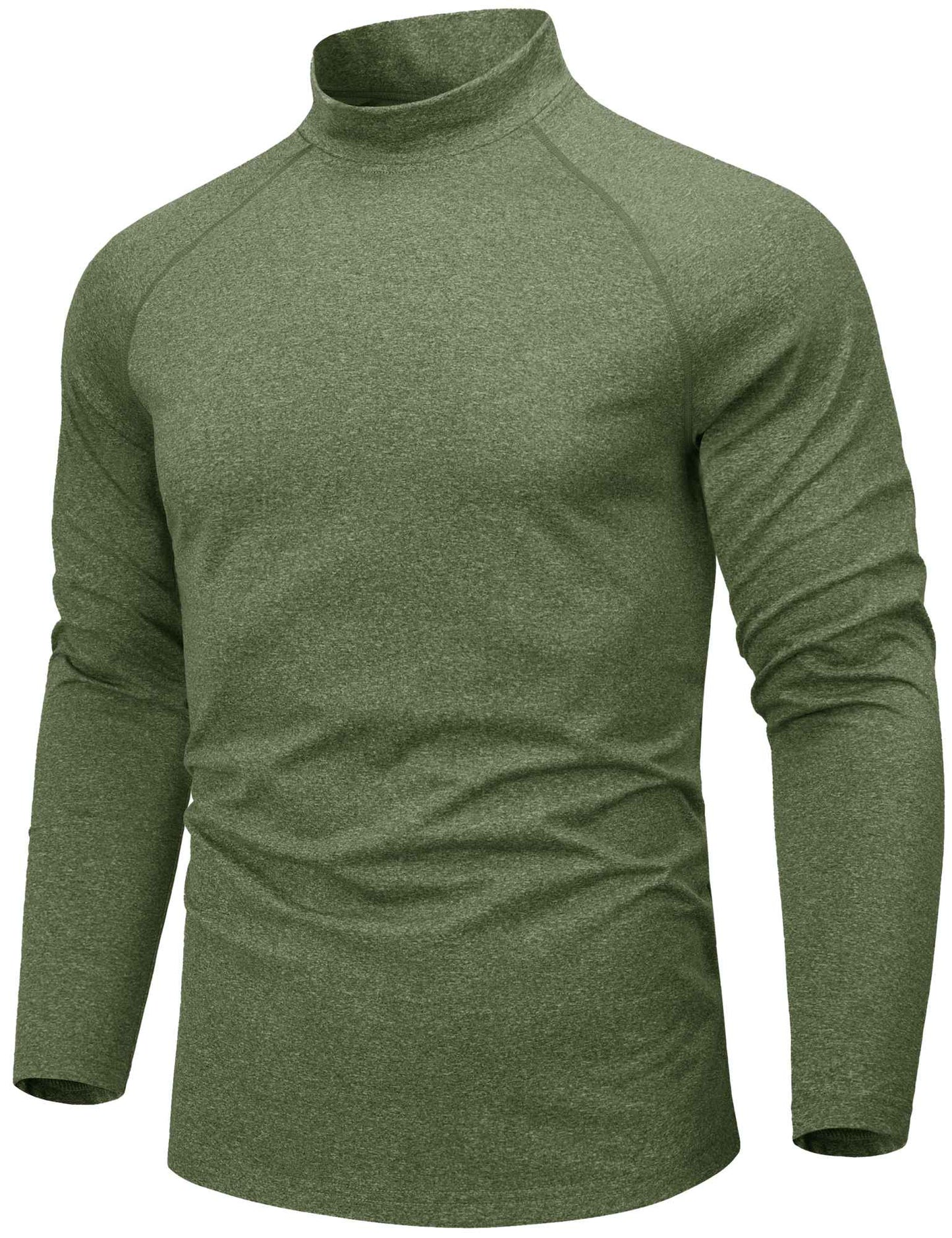 TACVASEN Men's Thermal Shirts Long Sleeve Micro-fleece Fleece Lined Base Layer Undershirts Athletic Warm Winter Workout Top