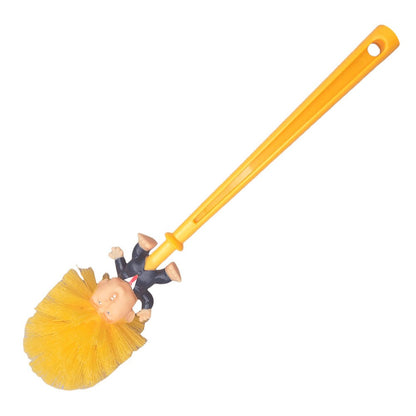 Funny Toilet Cleaning Brush Novelty Donald Bathroom Toilet Brush with Holder Toilet Bowl Brush Gift Household Accessories
