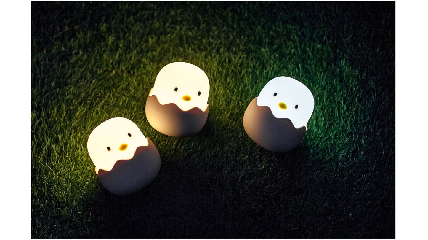 Duck Silicone Night Light for Children With Timer Usb Rechargeable Dimming Touch Lamp Sleeping Bedroom Cartoon Animal Decor Gift