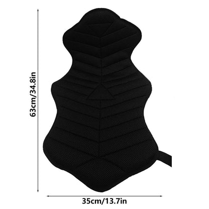 Almofada de Assento de Moto Protetor Solar Almofada de Assento Duplo de Moto Andar Impermeável Respirável Almofada de Ar Acessório de Moto