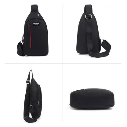 Men Small Casual Multifunctional Shoulder Bag Crossbody Bag On Shoulder Portable Travel Sling Bag Pack Messenger Pack Chest Bag