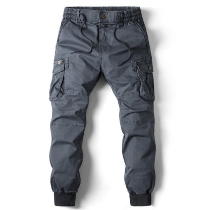 Calça Cargo Tática Masculina Primavera 2025 Calça Jogger Masculina Exército Militar Casual Calça Masculina Hip Hop com Fita Algodão Calça Masculina Exército Calças 38