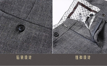Traje De Hombre Elegante (Blazer+Vest+Pants) Men's Fashion Business Casual Slim Fit Wedding Business Suit Elegant Man Suit 6XL