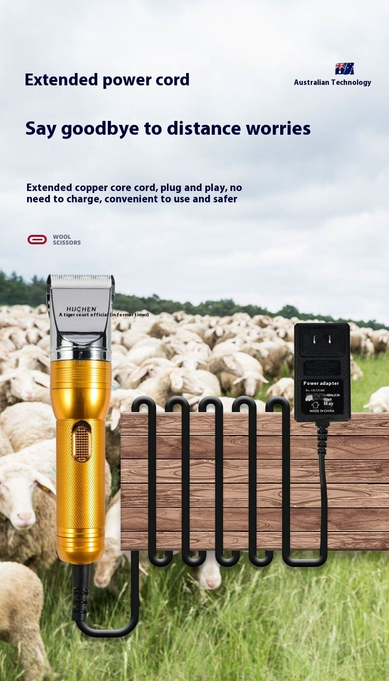 Tosquiador de Cabras Caxmira 380W 12V Sem Fio para Animais de Estimação Ovelhas Gatos Cães Coelhos Cortador de Pelo Elétrico para Tufagem de Carpetes