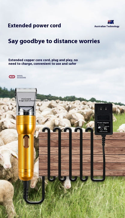 Tosquiador de Cabras Caxmira 380W 12V Sem Fio para Animais de Estimação Ovelhas Gatos Cães Coelhos Cortador de Pelo Elétrico para Tufagem de Carpetes