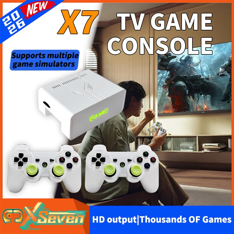 2026 New Coopreme Y7 X7 128G  Linux System 4K Video Game Console TV Box Wireless Controller Retro Game 10000+ Support PSP