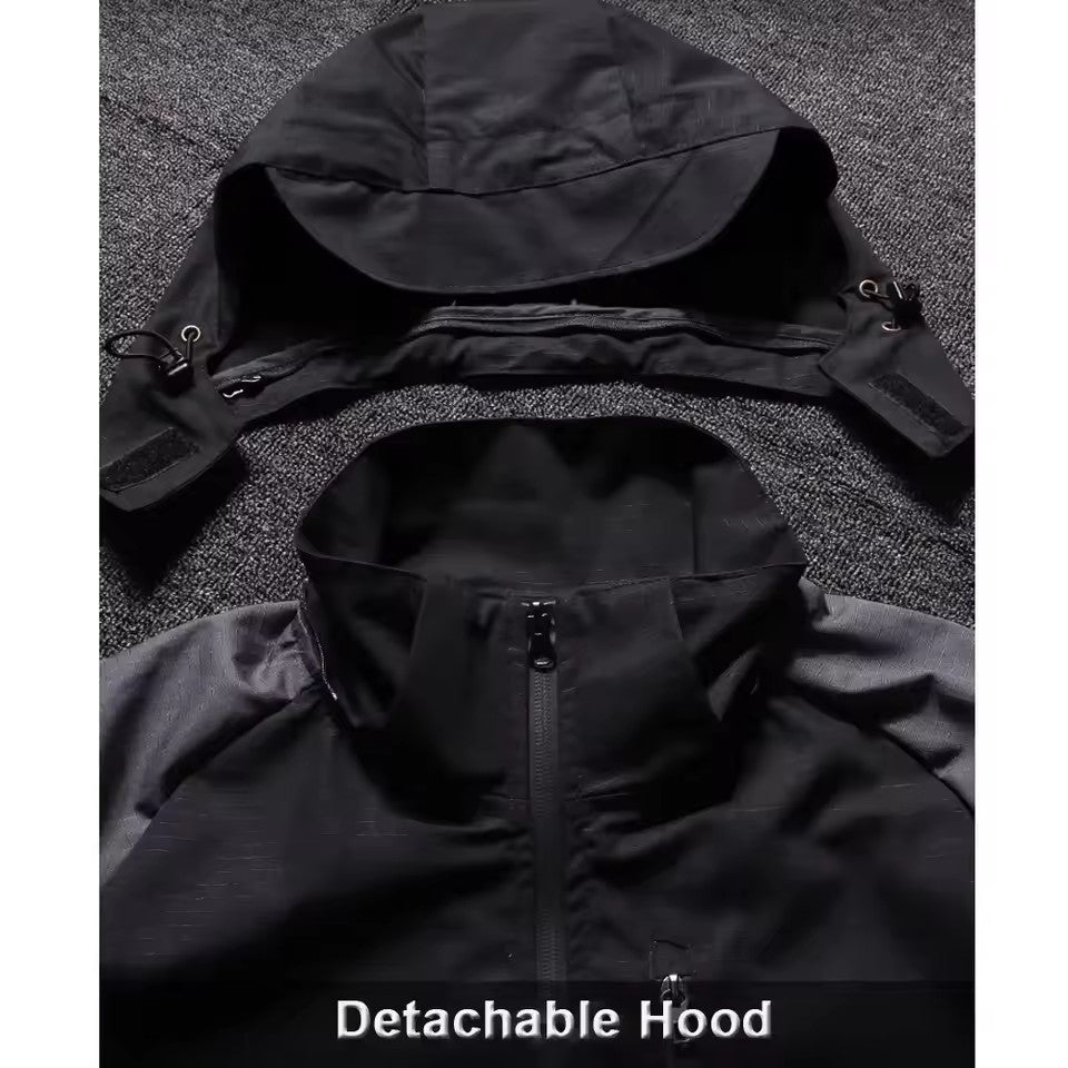 Tactical Waterproof Sets Men Wear Resistant Combat Training Suit Outdoor Multi-pocket Uniform Airsoft Camping Hiking Tracksuit