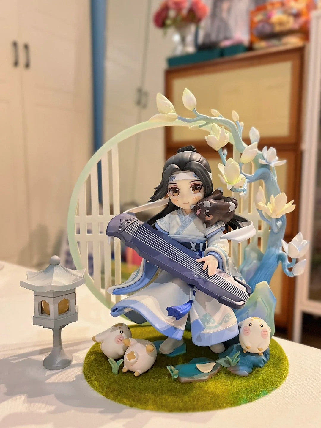Mo Dao Zu Shi Yunge Yayun Wei Wuxian Lan Wangji Figures Genuine Anime Peripheral Collectible Model Desktop Decoration Doll Gift