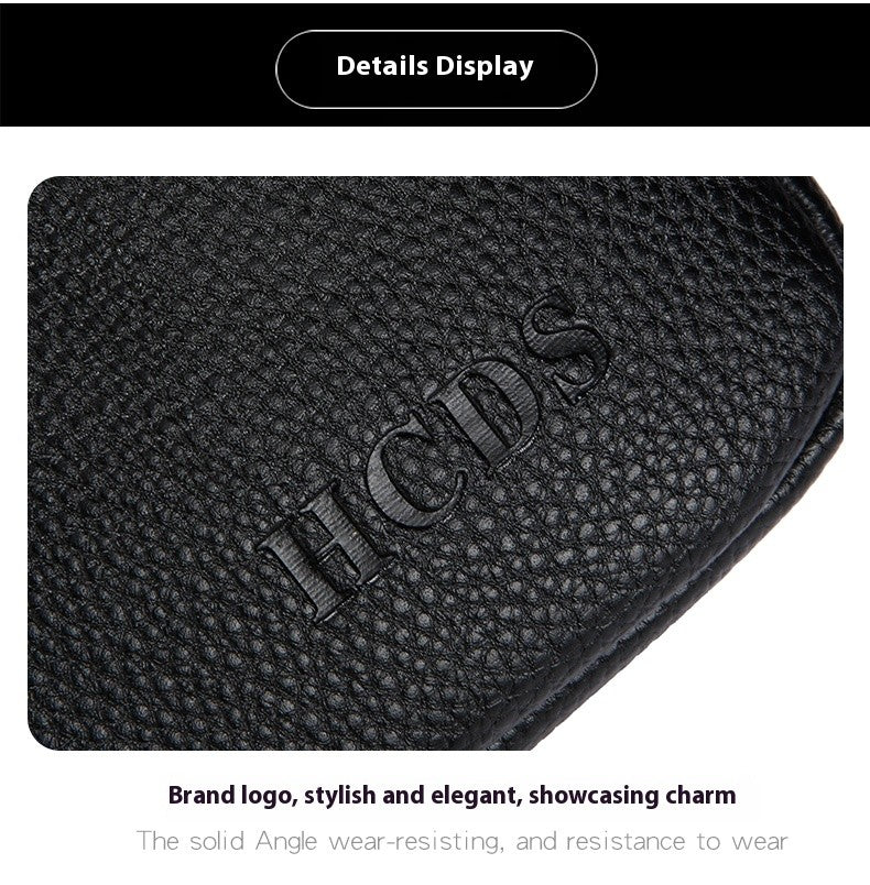 New Style Hand-Held Men's Bag - Trendy Large-Capacity Waterproof Shoulder Bag Casual And Versatile Cross-Body Bag