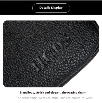 New Style Hand-Held Men's Bag - Trendy Large-Capacity Waterproof Shoulder Bag Casual And Versatile Cross-Body Bag