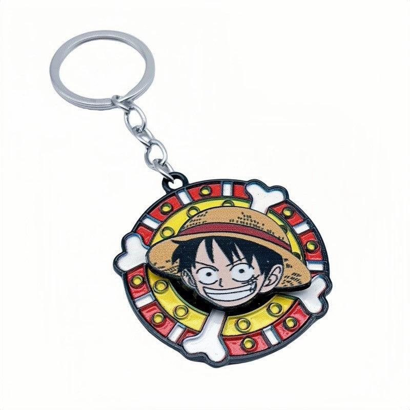 Chaveiros de mochila de anime de One Piece Luffy, Chopper, Zoro, Nami, Sanji, pingentes de chaveiro decorativos de personagens de desenho animado