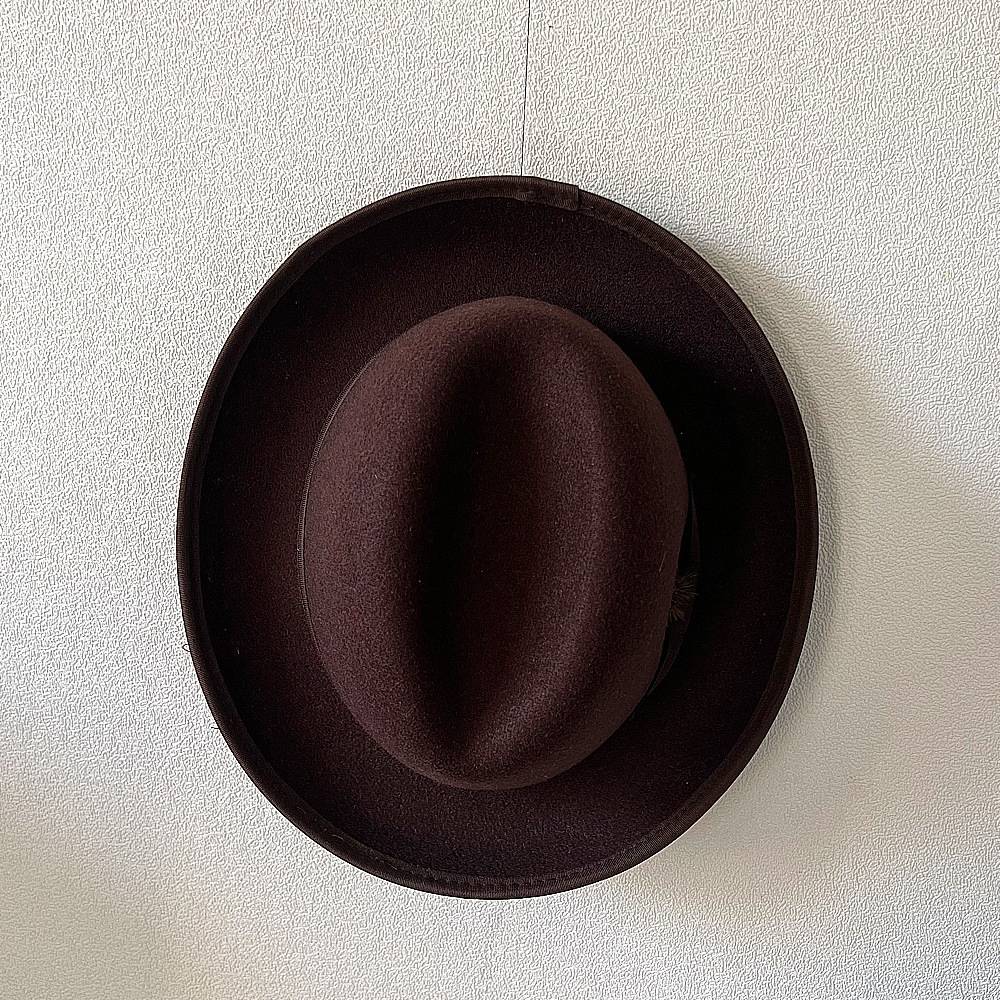 New British Style Wool Felt Fedora Hats for Men Roll Up Brim Homburg Gentleman Church Jazz Hat Party Dress Cap