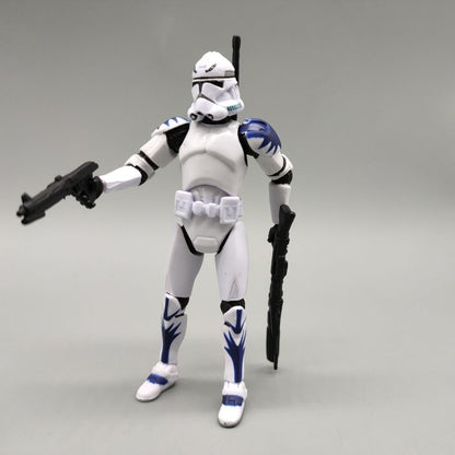 Lote de 3 Bonecos Soltos Star Wars Elite Force 501st 442nd Shadow Utapau Gree Shock Battalion Trooper 3.75" Coleção