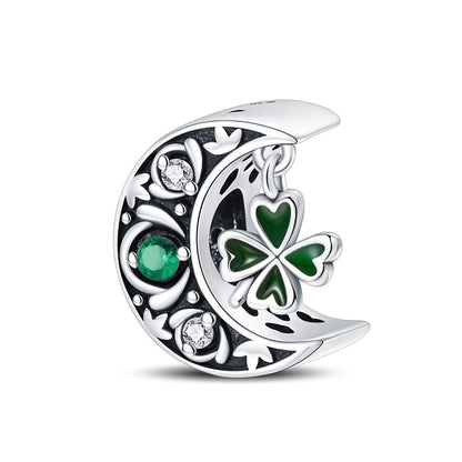 925 Sterling Silver Green Series Flower Tree Apple Pendant DIY Fine Beads Fit Original Charms Bracelet Women Jewelry Diy