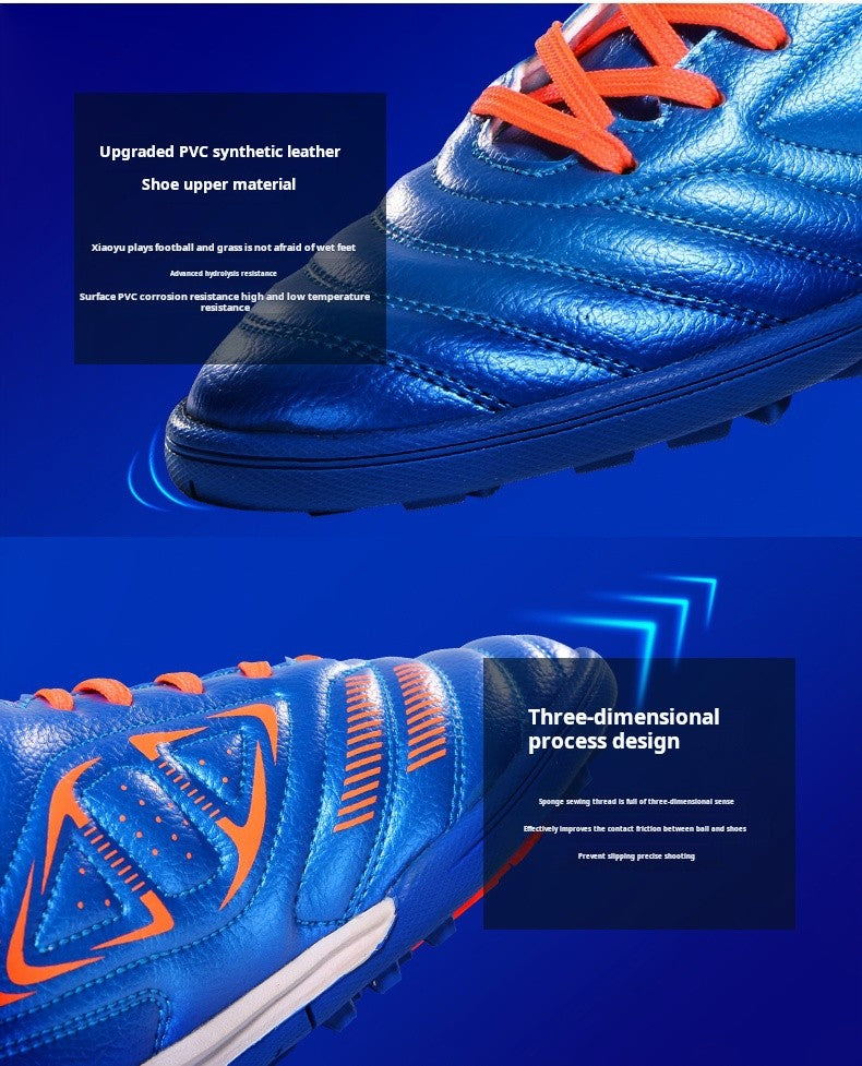 Kelme Tf Broken Nail Football Shoes Adult Youth Non-slip Football Shoes Artificial Grass Five-a-side Game Football Shoes Sports