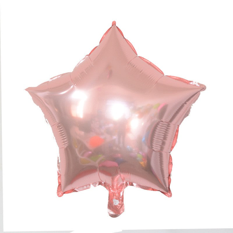 10pcs 18inch Star Foil Balloons Helium Balloon Children toy Gift 1st Birthday Party Wedding Decorations kids Globos Baby Shower