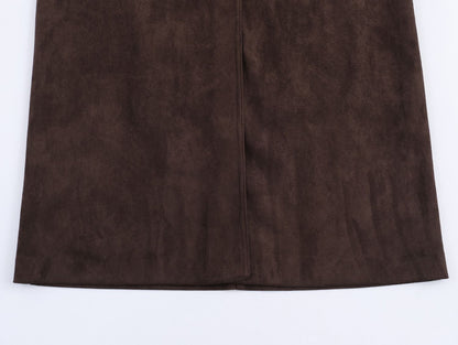 Woman's Commuting Loose Long Coat Lapel Single-breasted Solid Color Long Sleeves Patchwork Overcoat Early Autumn Female Chic Top