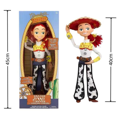 Anime Disney Toy Story 4 Falante Woody Buzz Jessie Rex Figuras de Ação Decoração de Anime Coleção de Brinquedos Colecionáveis Modelo para Presentes
