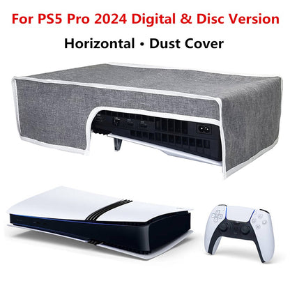 Anti-Scratch Dustproof Cover For PS5 Pro Horizontal Dust Cloth Protective Cover Console Gaming Accessories