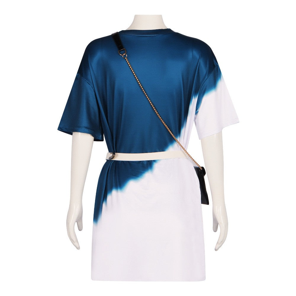Movie My Fault Role-playing Cosplay Costume Culpa Mia Dress Noah Long T-shirt Belt Bag for Women Novel Costumes Halloween Party