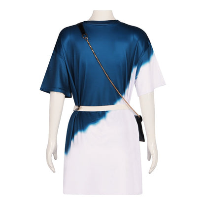 Movie My Fault Role-playing Cosplay Costume Culpa Mia Dress Noah Long T-shirt Belt Bag for Women Novel Costumes Halloween Party