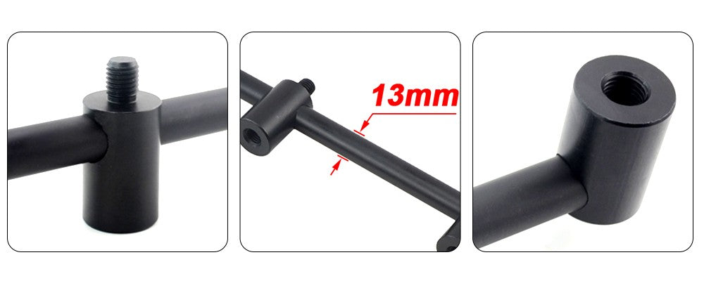 Hirisi Carp Fishing Rod Pod, Bank Stick e Buzz Bar, Suporte para Vara de Pesca, Apoia a Vara de Pesca