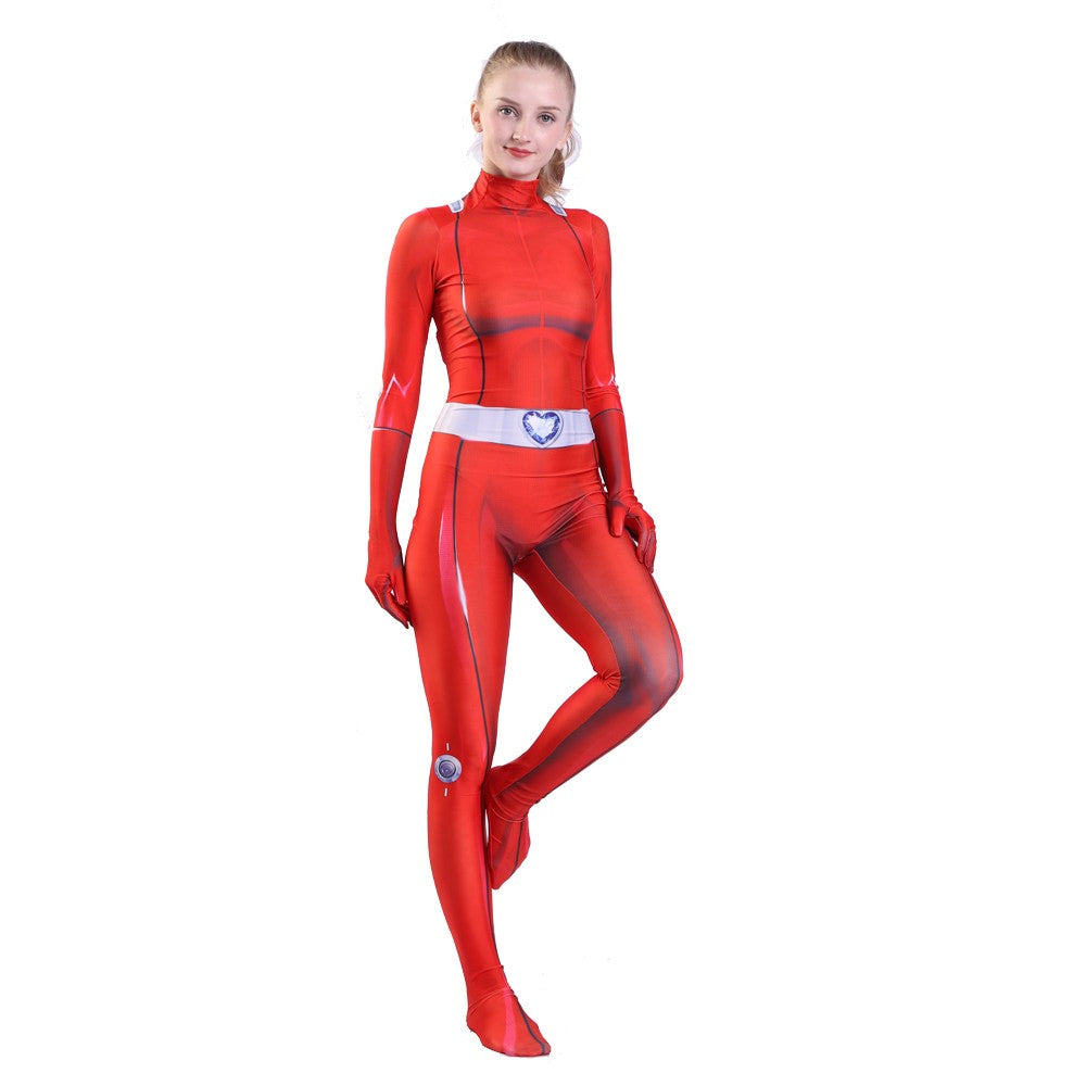 Totally Spies Cosplay Costume Sam Clover Alex Zentai Jumpsuits Mandy Britney Bodysuit Halloween Suit