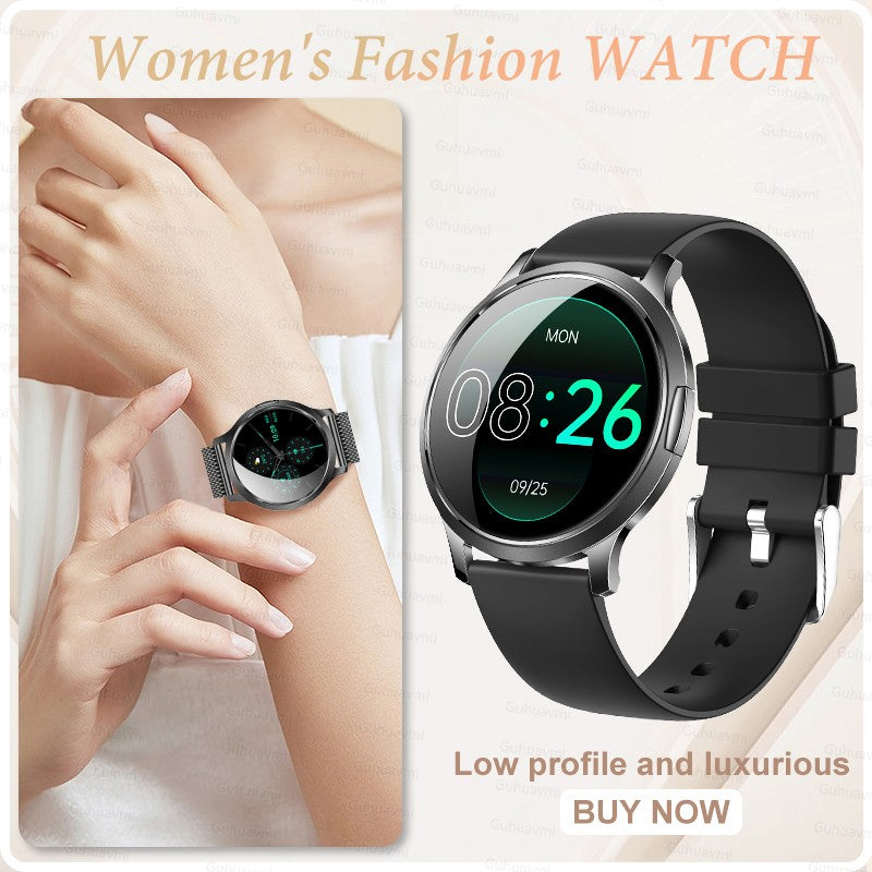 2026 New NFC Smart Watch Women 7.3mm Ultra-Thin 1.32" AMOLED HD Screen Sport Fitness Bluetooth call Luxury Smartwatch Women Gift
